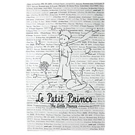 Fournisseur Specialiste Deco Linge De Maison Depuis 40 Ans Tapis Le Petit Prince Wording 100x60cm Tapis Descente De Lit Enfant Pas Cher Thedecofactory Com