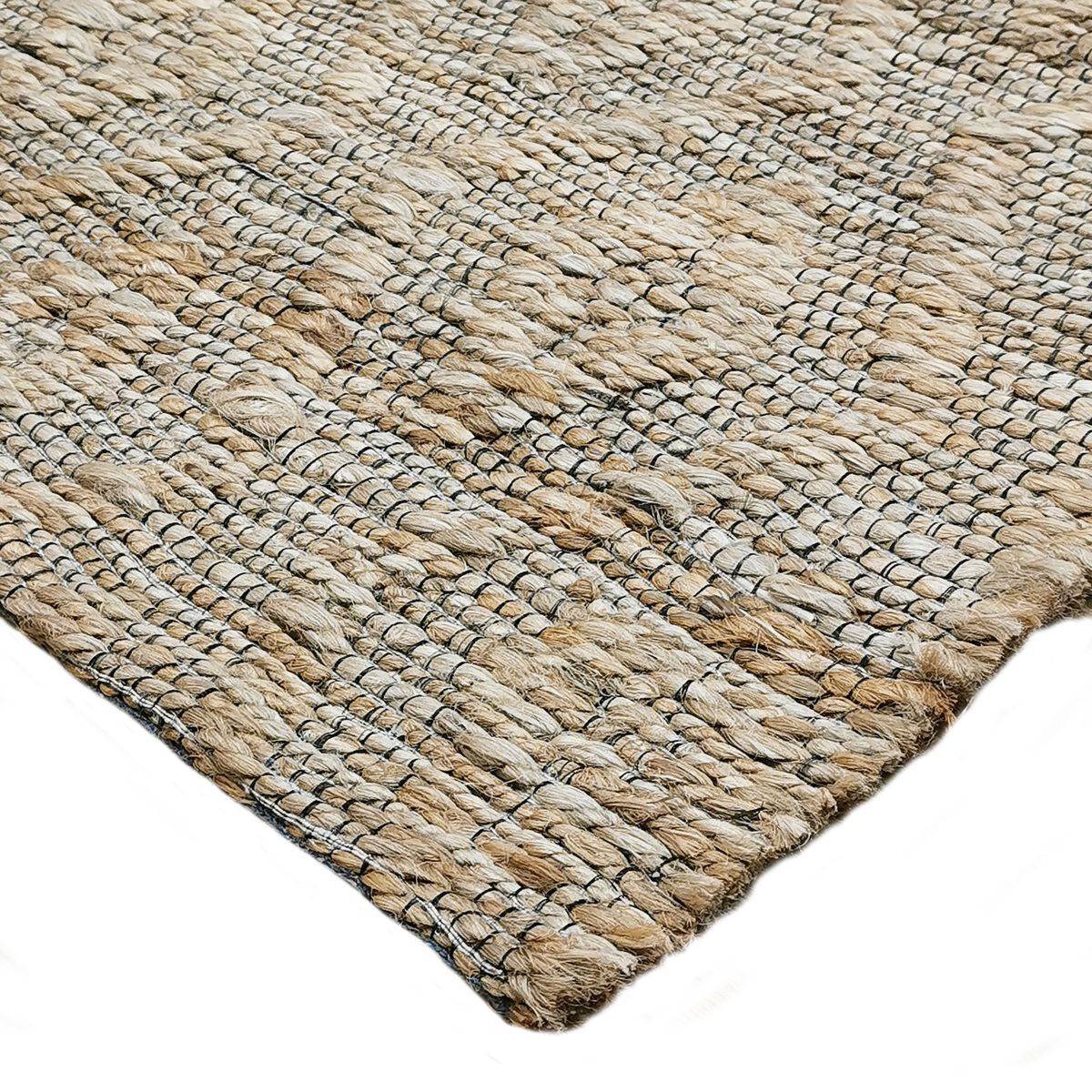 Le tapis jute artisanal rayures tressées Voir nos formats offerts