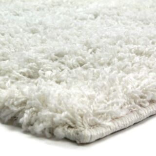 Tapis Domino shaggy écru