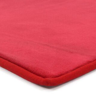 Tapis doux rouge Flanelle