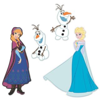 Stickers muraux La reine des neiges Elsa Anna Olaf Disney