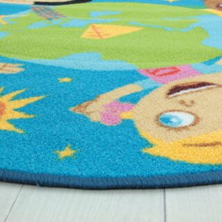 Tapis Disney Little Einsteins 100x100cm bleu